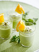 Avocado-orange smoothie