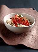 Risotto with pancetta, pecorino and sun-dried tomatoes