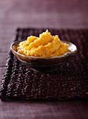 Vanilla-flavored sweet potato mash