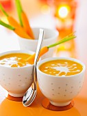 Cream of carrot soup