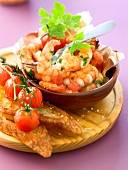 Provençal-style shrimps