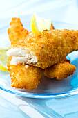 Breaded whiting fillets