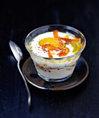 Coodled egg with piperade