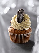 Oreo biscuit cupcake