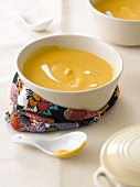 Orange lentil soup