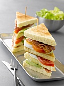 Bacon club sandwich