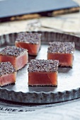 Tuna and poppyseed bites