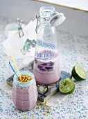 Blackberry-fig milkshake