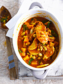 Chicken and bean stew