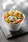Pan-fried vegetables with herbs