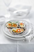 Oysters in Champagne aspic
