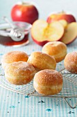 Apple and maple syrup donuts