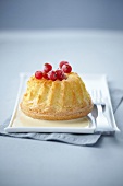 Savoie cake with custard