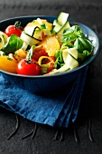 Mixed salad with citrus fruit