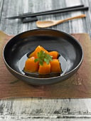 Japanese-style simmered pumpkin
