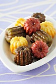 Different flavored Cannelés