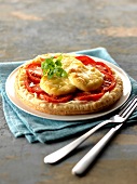 Tomato and Pélardon cheese tart