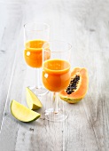Mango-papaya vitamin cocktail