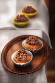 Hazelnut and chocolate cupcakes