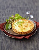 Potato and Brie tartlet