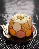 Macaroon and passionfruit Charlotte