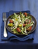 Skate mixed salad with herb vinaigrette