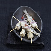 Pickled anchovy fried Yakitoris
