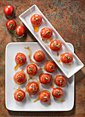 Toffee cherry tomatoes