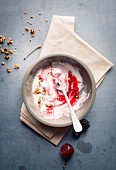 Fromage blanc with granola and summer fruit