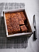 Tiramisu-style chocolate and rich tea biscuit cake