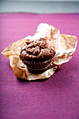 Chocolate and peacn muffin