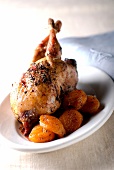 Sauteed turkey with 4 spices and soft pumpkin