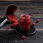 Raspberry-redcurrant jam