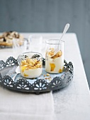 Mango-coconut trifle