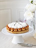 Saint Honore cakes with cream (France)