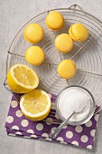 Zitronen-Macarons