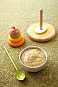Baby's zucchini-potato puree