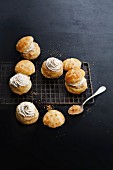 Speculos ginger biscuit cream puffs