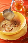Onion and cider soup