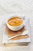 Orange-flavored cream of carrot soup