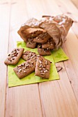 Leckerli-style almond gingerbread shortbreads