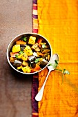 Aloo began (potato and aubergine curry, India)
