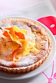 Ricotta,confit orange and lemon rind pie