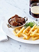 Beef stew,French fries
