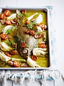 mediterranean-style plaice with fennel and tomatoes