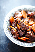Carbonade (Belgian beef stew with carrots)