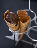 Cocoa et brownie crumb ice cream