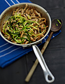 Pork with Zucchini Noodles