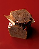 Chocolate-pomegranate cake