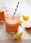 Mango-orange vitamin juice